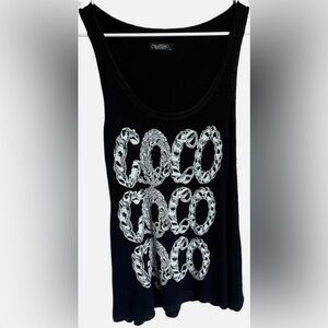 Lauren Moshi COCO Black Tank